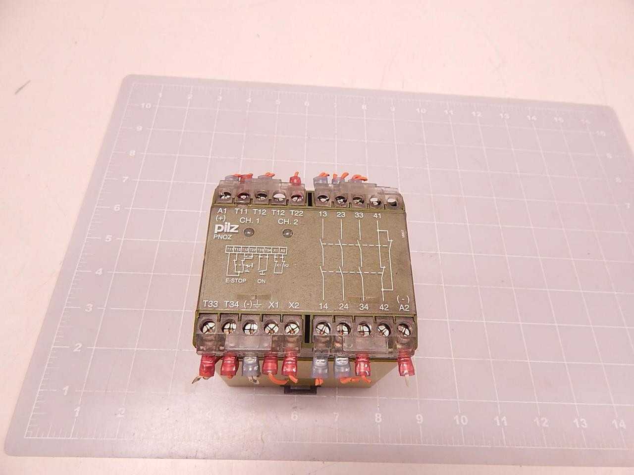 PILZ PNOZ SAFETY RELAY T77125 - SWITCHES