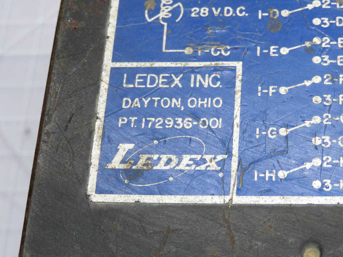 LEDEX 172936-001 RELAY T216002 - ELECTRICAL RELAYS