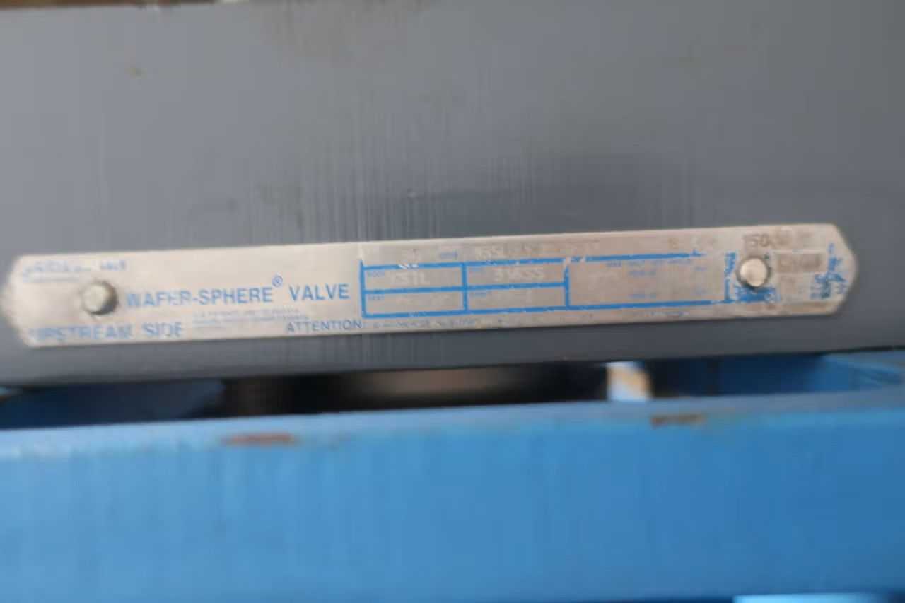 SKU 1772475 - JAMESBURY 835L-11-22HB-XZ WAFER-SPHERE PNEUMATIC 30IN BUTTERFLY VALVE - BUTTERFLY VALVE