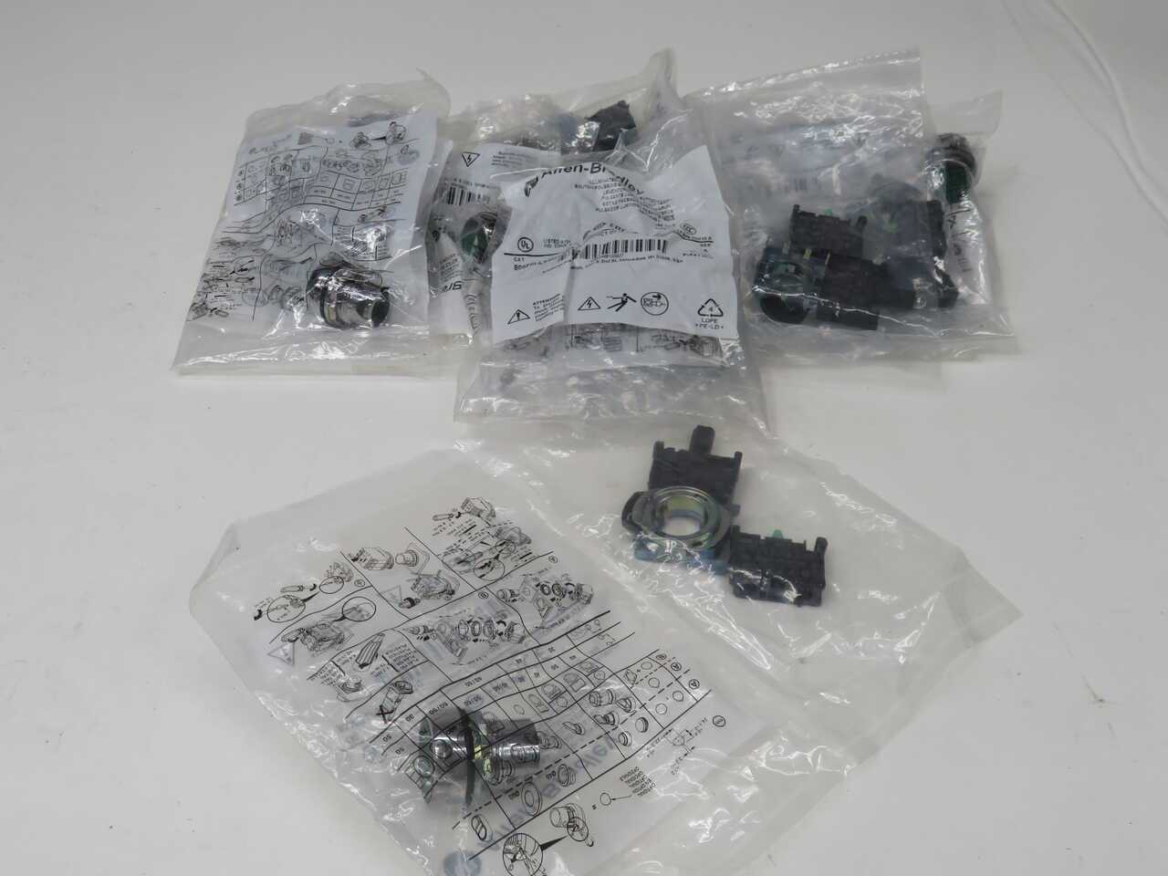 Lot Of 10 Allen Bradley 800FM-LF3MN3GX10 Push Button Switches T271136 - TERMINAL BLOCKS Lot Of 10 Allen Bradley 800FM-LF3MN3GX10 Push Button Switches T271136 - TERMINAL BLOCKS