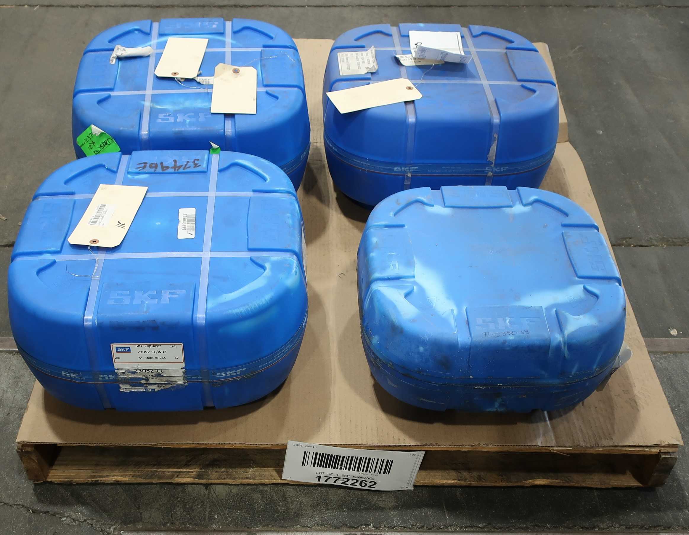 SKU 1772262 - LOT OF 4 SKF BEARINGS - BEARINGS