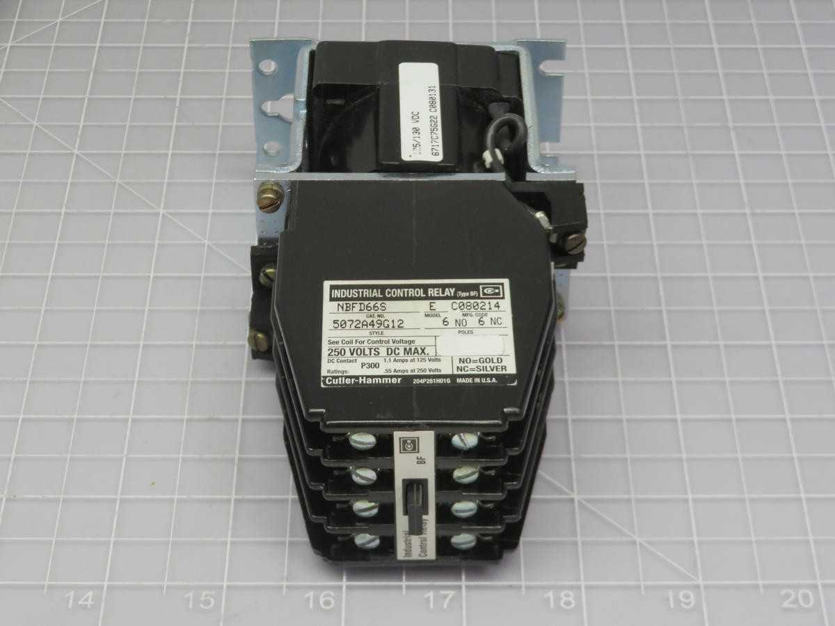 EATON NBFD66S 5072A49G12 CONTROL RELAY T202207 - PROTECTION RELAY