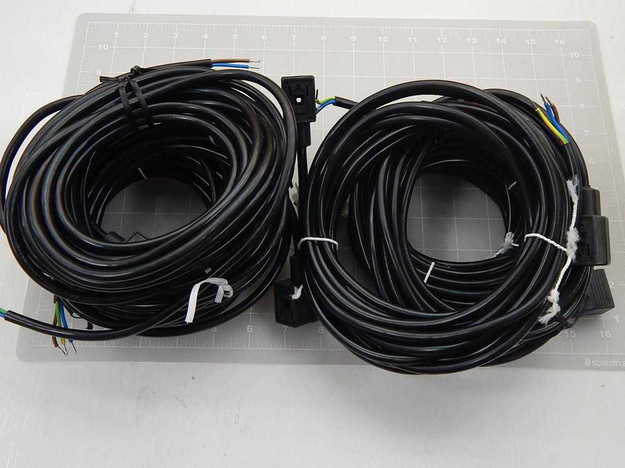LOT OF 8 BRAD CONNECTIVITY E462N3N50062C4L 1210501236 DIN CABLE T87390 - ELECTRICAL COMPONENTS