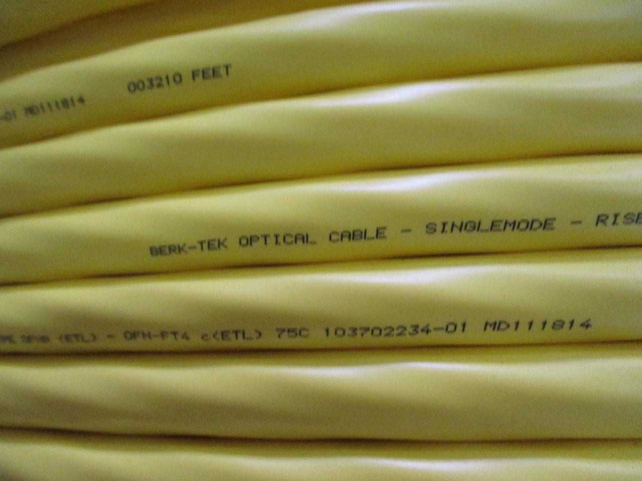 BERK-TEK FIBER OPTIC CABLE ROLL 36 FIBER SINGLE MODE (3334 FT.) T115899 - FIBER OPTIC CABLE