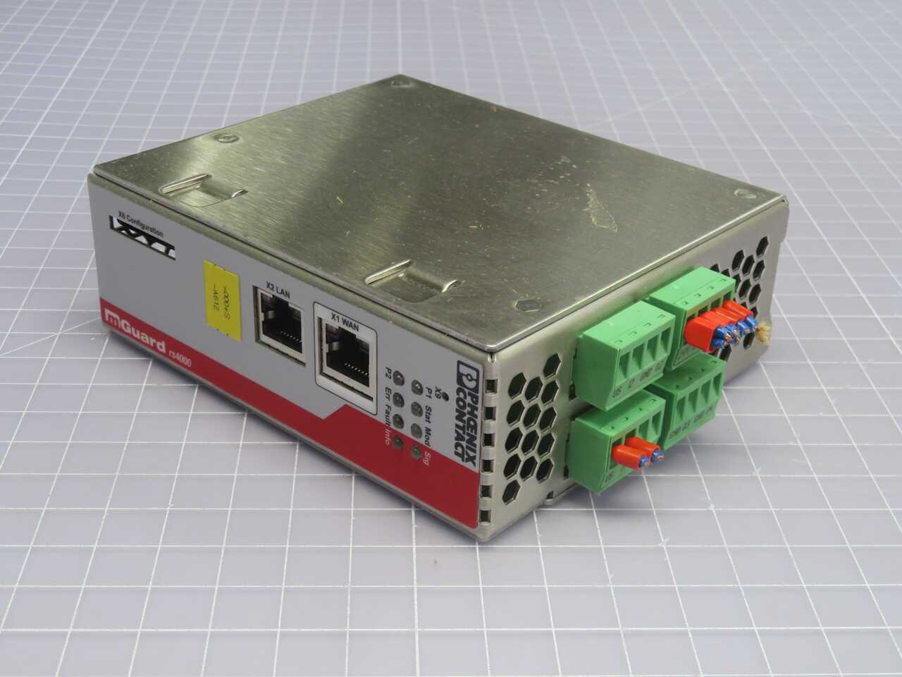 PHOENIX CONTACT FL MGUARD RS4000 TX/TX VPN 1053403 INDUSTRIAL VPN SECURITY ROUTER/FIREWALL - PLC MODULES