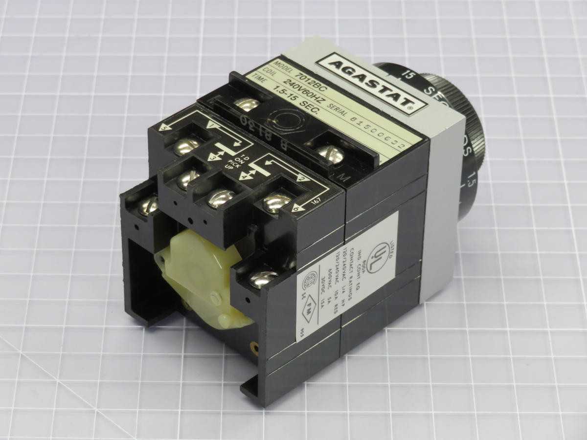 AGASTAT 7012BC TIME DELAY RELAYS T210814 - TIME DELAY RELAY