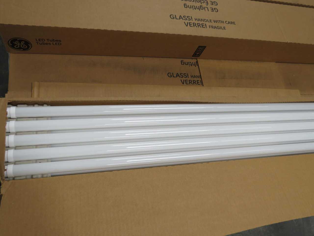 360 GE 91475 18W LED T8 48In Medium Bi-Pin Tube 3000K Lot - LIGHTING