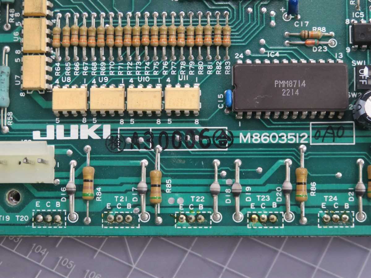 JUKI M8603512-0A0 SEWING MACHINE CIRCUIT BOARD T249662 - PCB CIRCUIT BOARDS