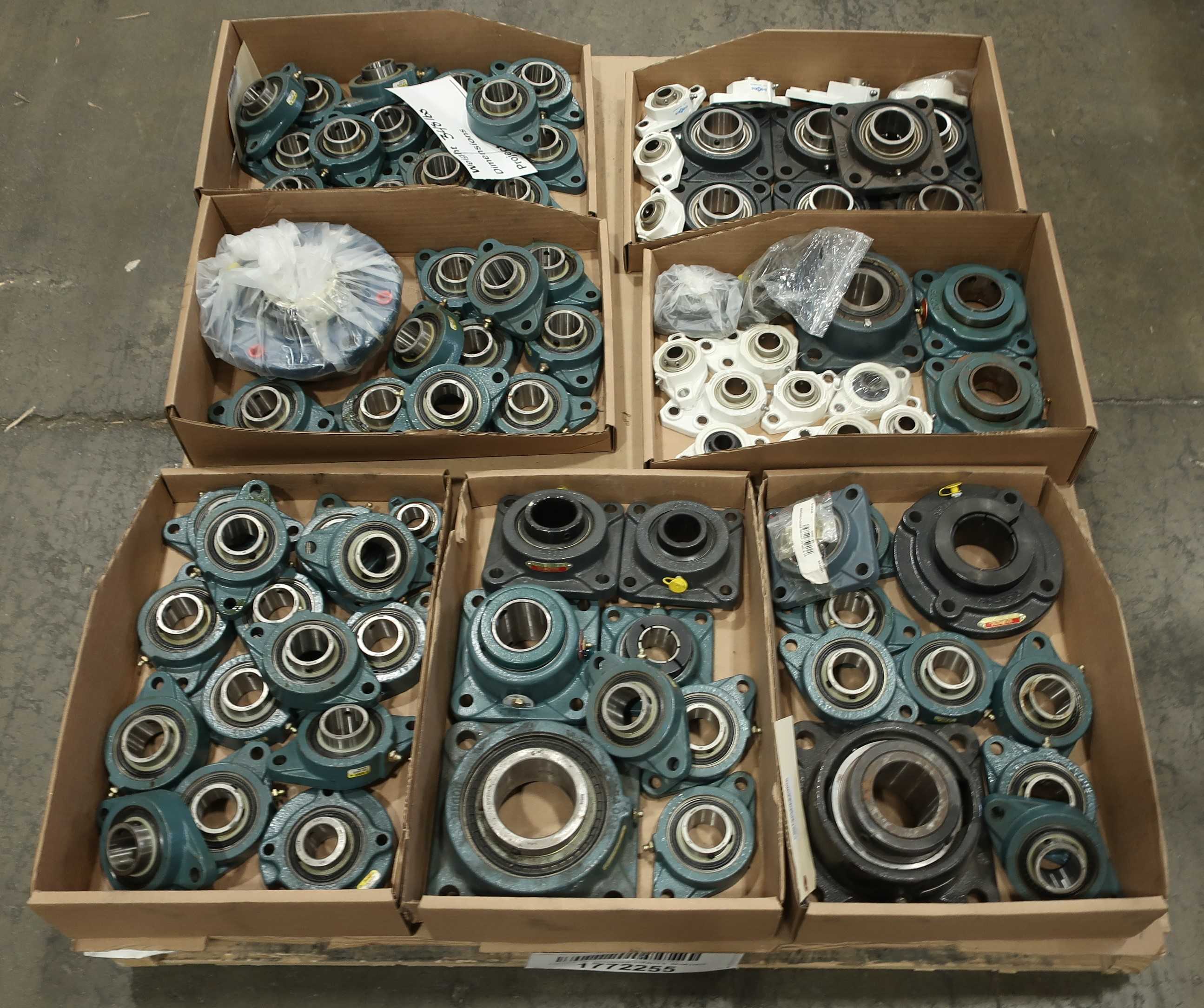 SKU 1772255 - PALLET OF ASSORTED MOUNTED BEARINGS - BEARINGS