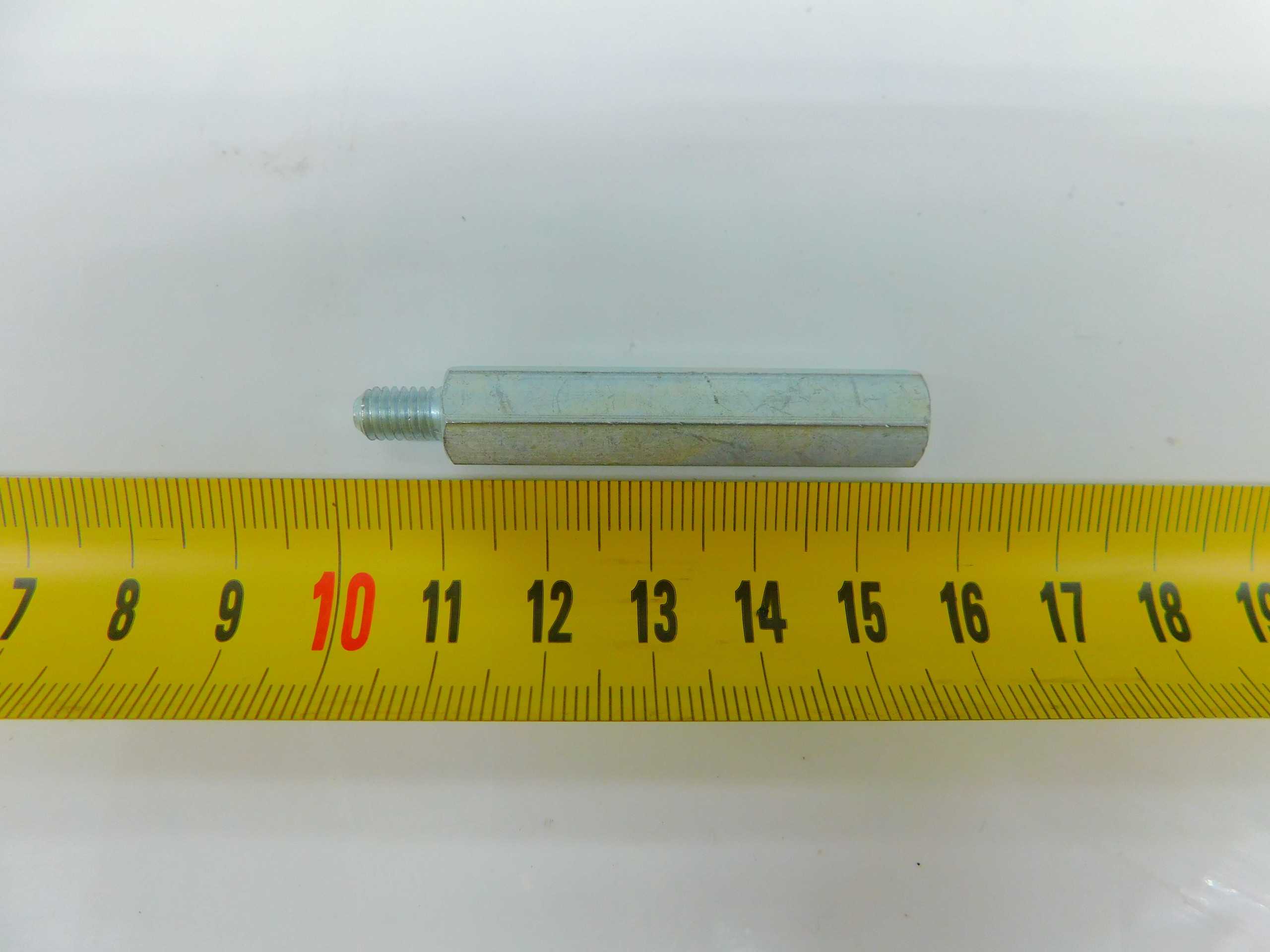 Galvanized Steel Standoff Spacer 50mm M6x10 Hex Male Female - INDUSTRIAL PARTS