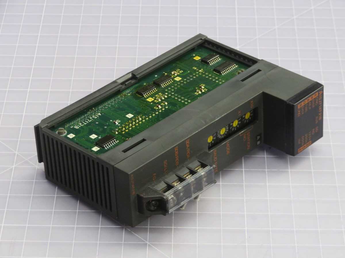 MITSUBISHI A1SJ71AT21B DATA LINK UNIT T260077 - PLC MODULES