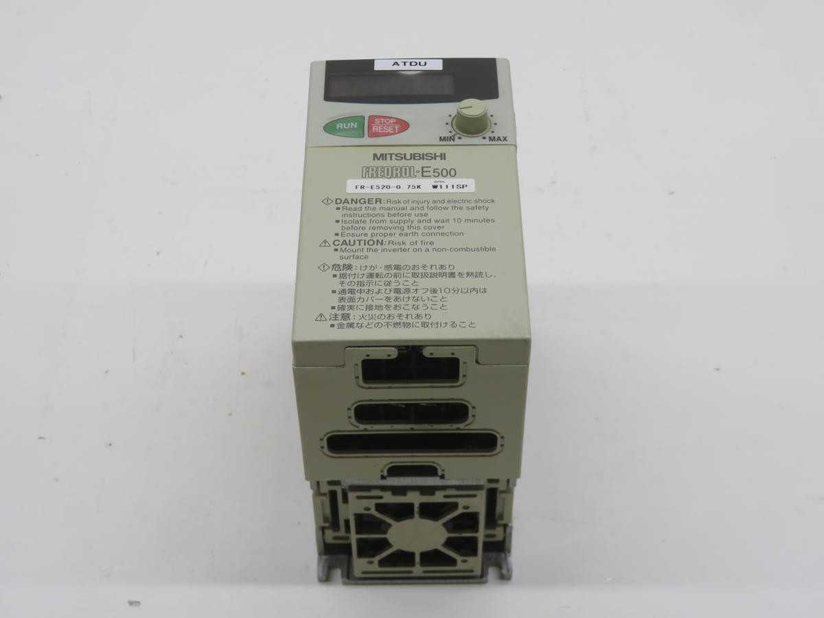MITSUBISHI FR-E520-0.75K DRIVE INVERTER T211065 - AC VFD DRIVES