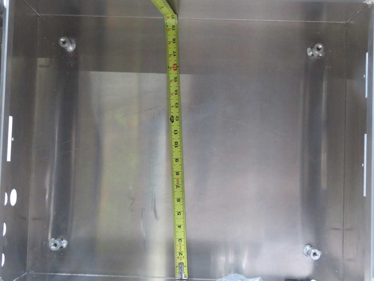 Hoffman 628-3990 A24H2408ALLP/SPL SS Industrial Control Panel Enclosure - ELECTRICAL ENCLOSURES