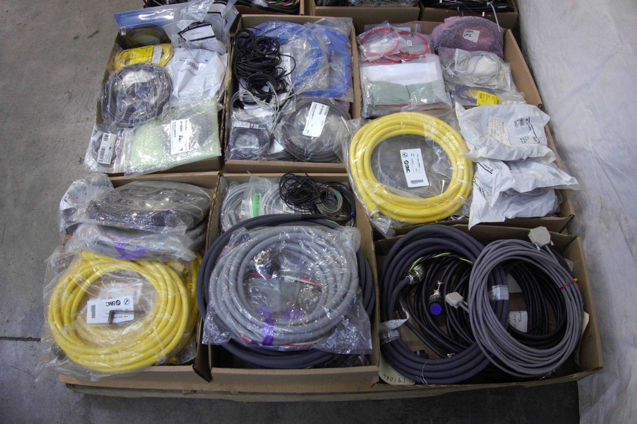 SKU 1786679 - 2 PALLETS OF ASSORTED CORDSET CABLES - CORDSET CABLES