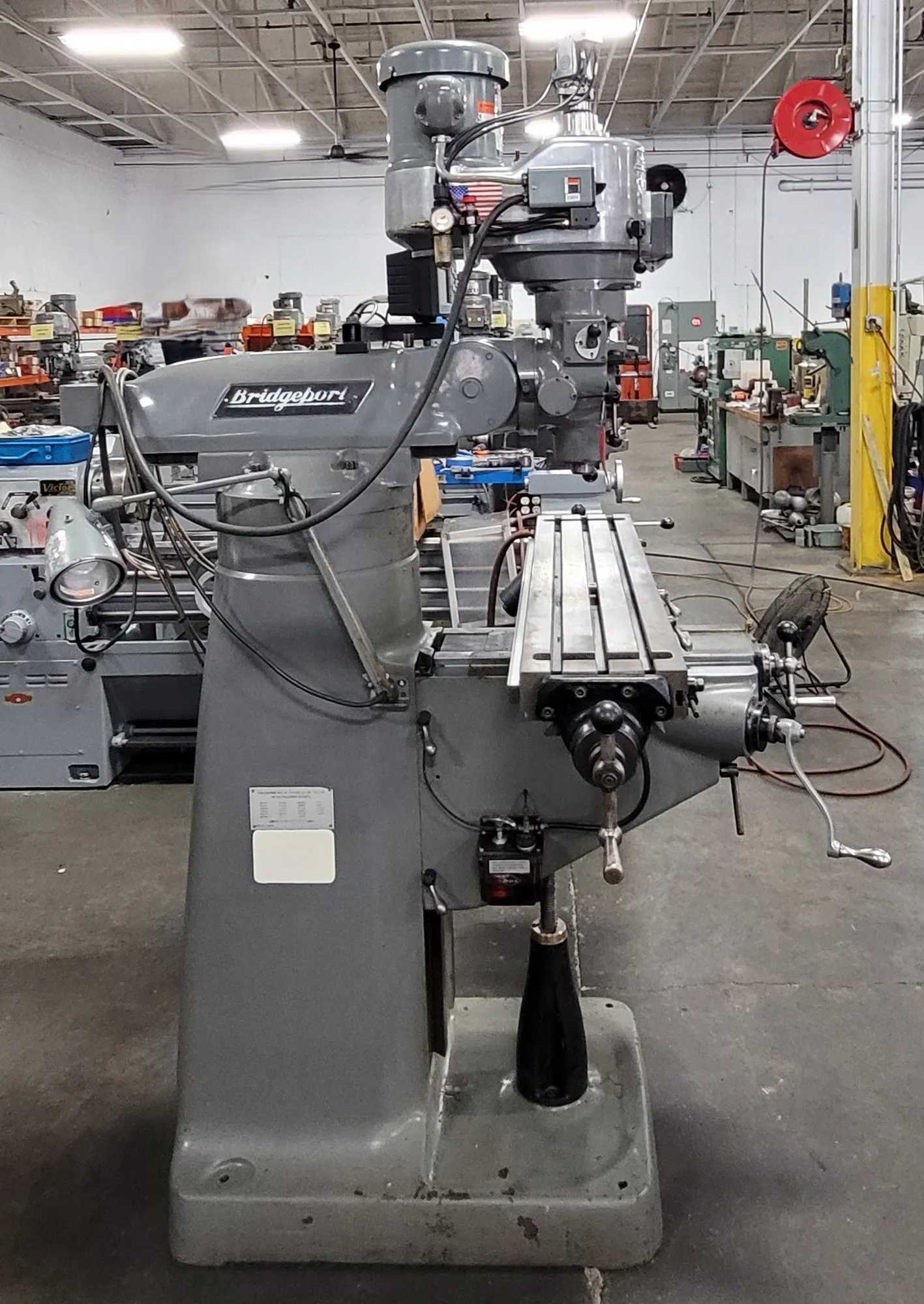 Bridgeport Series 1 Mill 2HP Rebuilt, Chrome Ways, 9X48 Table, DRO, R8 Spindle - VERTICAL MILLING MACHINES