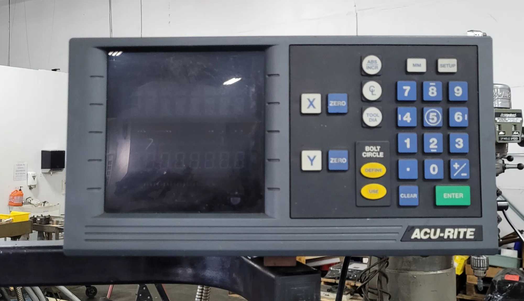BRIDGEPORT SERIES 1 MILL 2HP REBUILT, CHROME WAYS, 9X48 TABLE, DRO, R8 SPINDLE - VERTICAL MILLING MACHINES