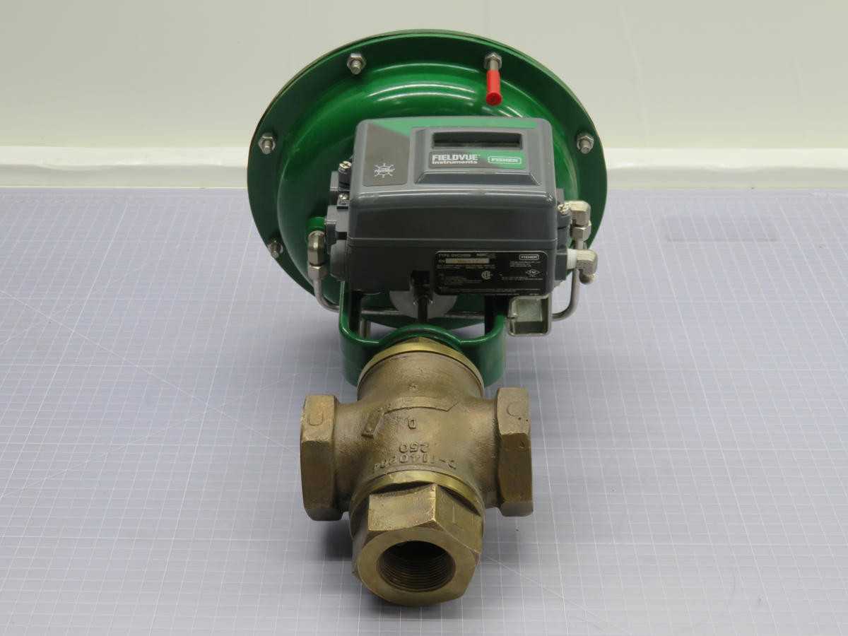 FISHER
 DVC2000 PNEUMATIC ACTUATOR LOW FLOW VALVE T213930 - VALVE & ACTUATOR ASSEMBLY