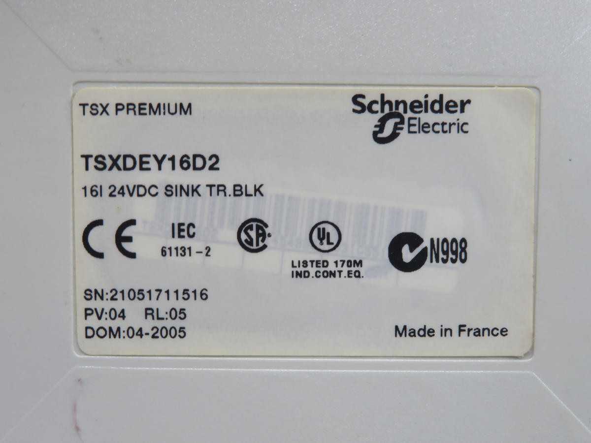SCHNEIDER TSXDEY16D2 MODICON PREMIUM T226539 - PLC MODULES