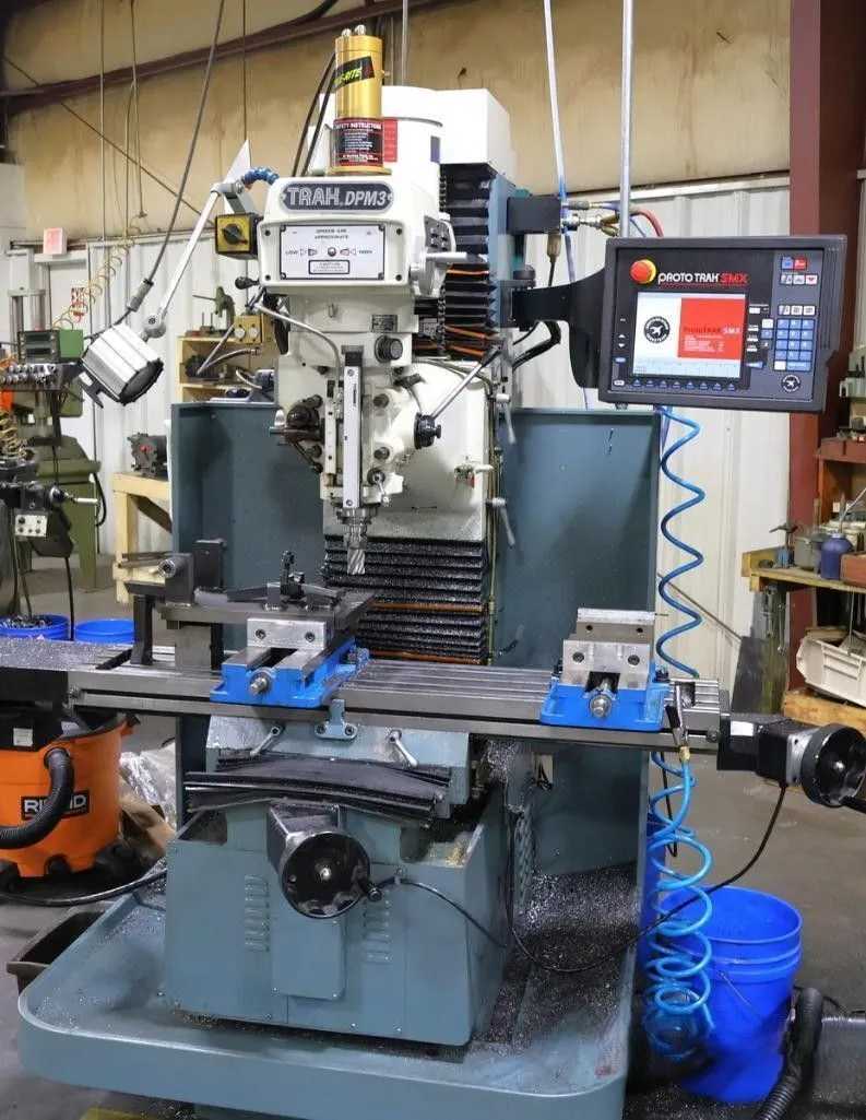 2007 SWI TRAK DPM SX3 5HP Mill With 10" X 50" Table, NMTB 40, 5000 RPM - VERTICAL MILLING MACHINES
