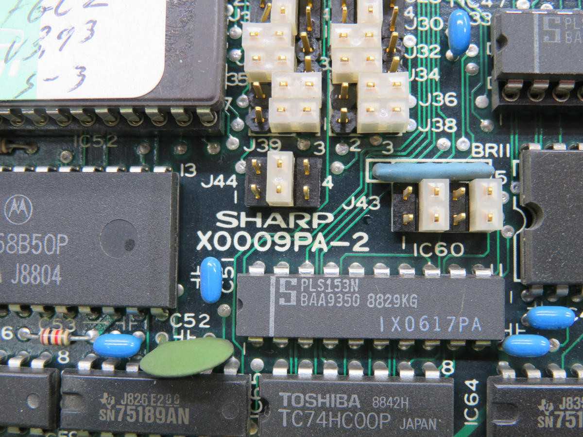 SHARP X0009PA-2 CIRCUIT BOARD T214487 - PCB CIRCUIT BOARDS