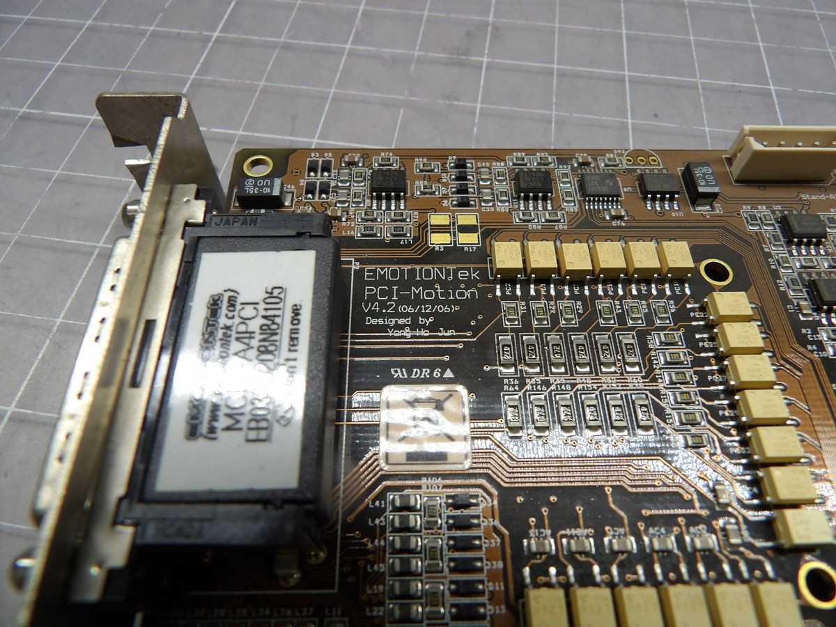 EMOTION TEK PCI-MOTION V4.2 BOARD M5362 - PCB CIRCUIT BOARDS