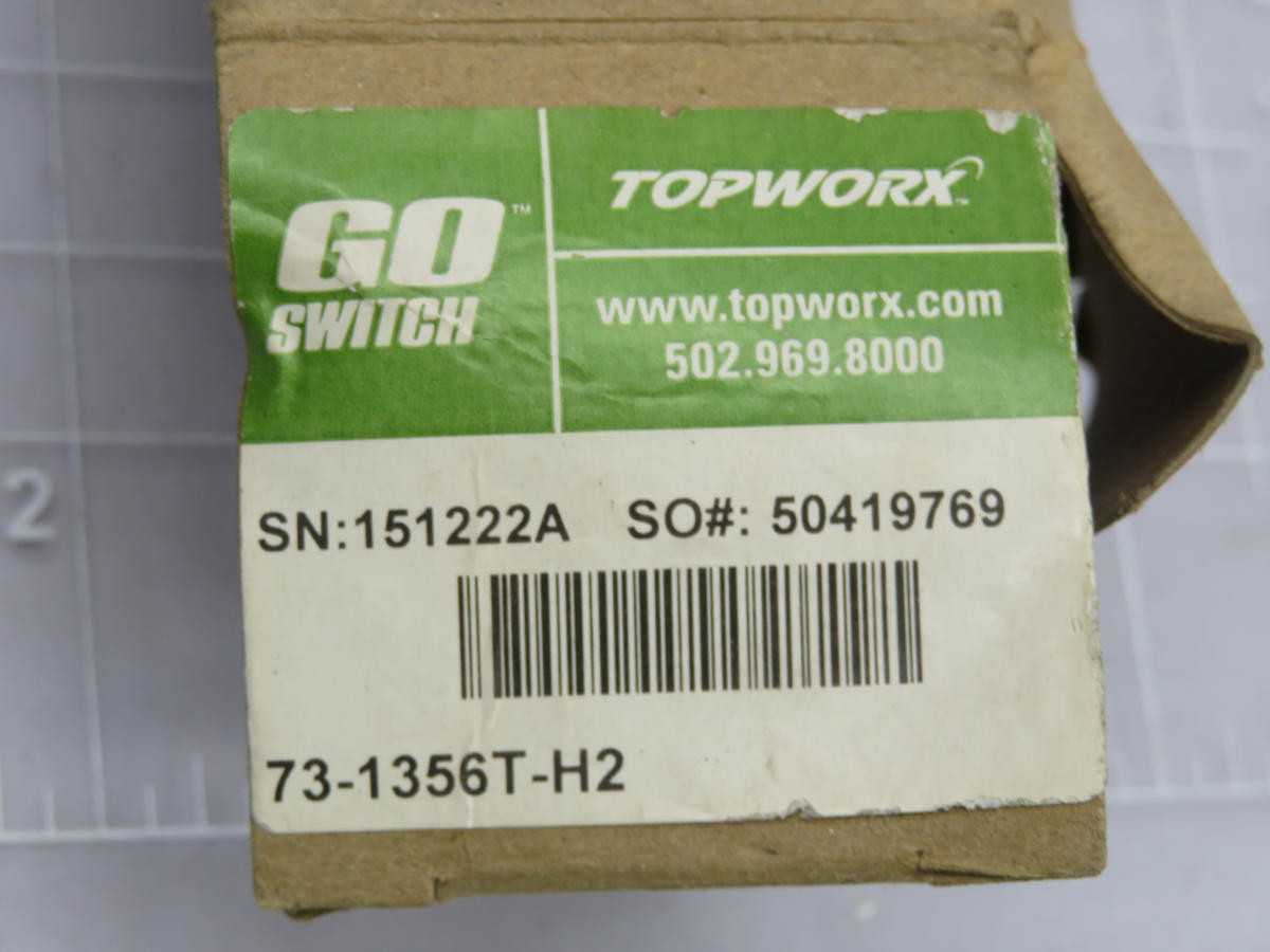 TOPWORX 73-1356T-H2 PROXIMITY SWITCH T234980 - SWITCHES