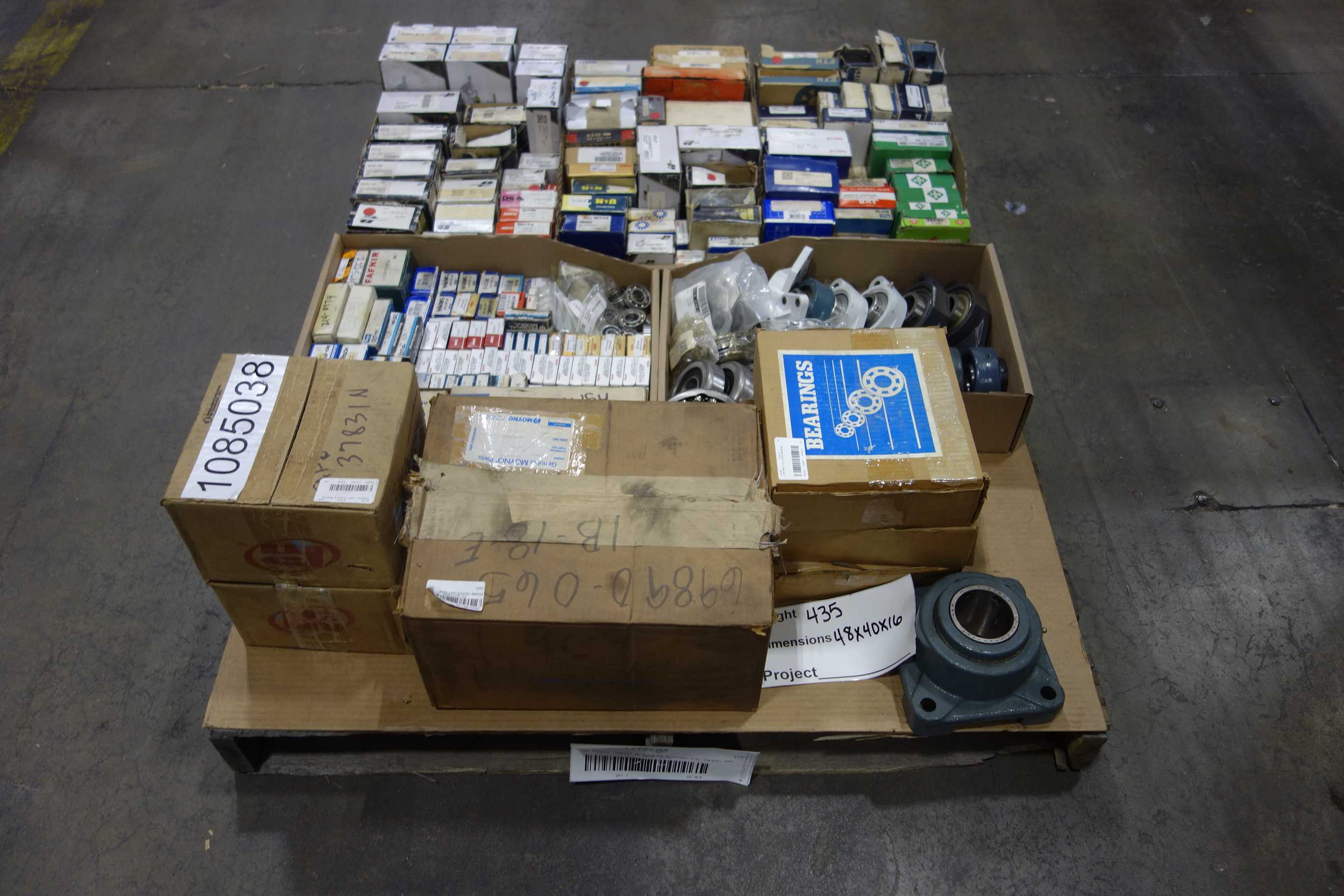 SKU 1772293 - PALLET OF ASSORTED BEARINGS - BEARINGS
