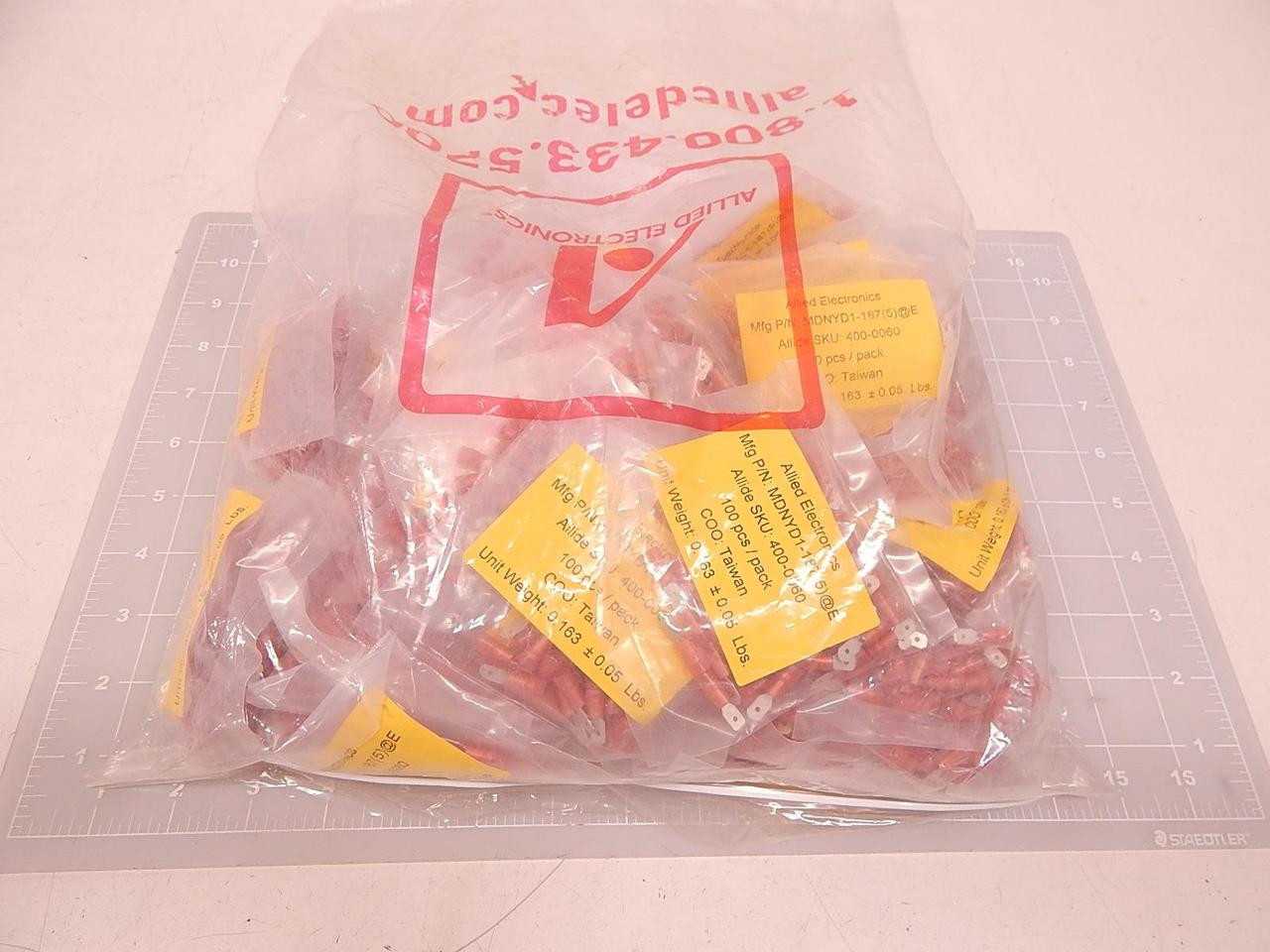 Lot Of 3900 Allied Electronics MDNYD1-187(5) Terminals T73657 - TERMINAL BLOCKS