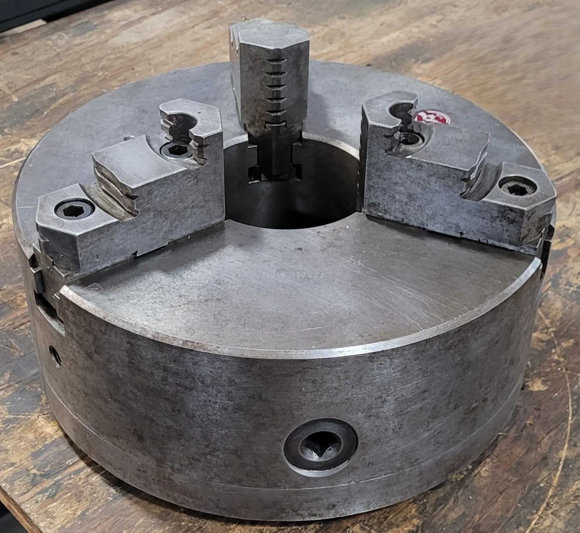 12.5” ROHM MODEL 2012 CHUCK - 3 JAW – PLAIN BACK - MACHINING ACCESSORIES & TOOLING
