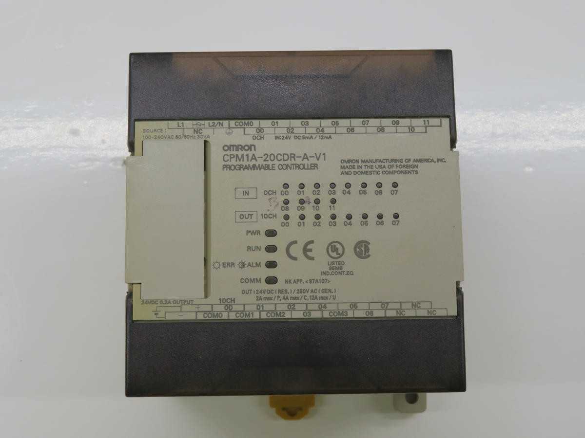 OMRON CPM1A-20CDR-A-V1 MICRO PROGRAMMABLE CONTROLLER T229546 - PLC MODULES