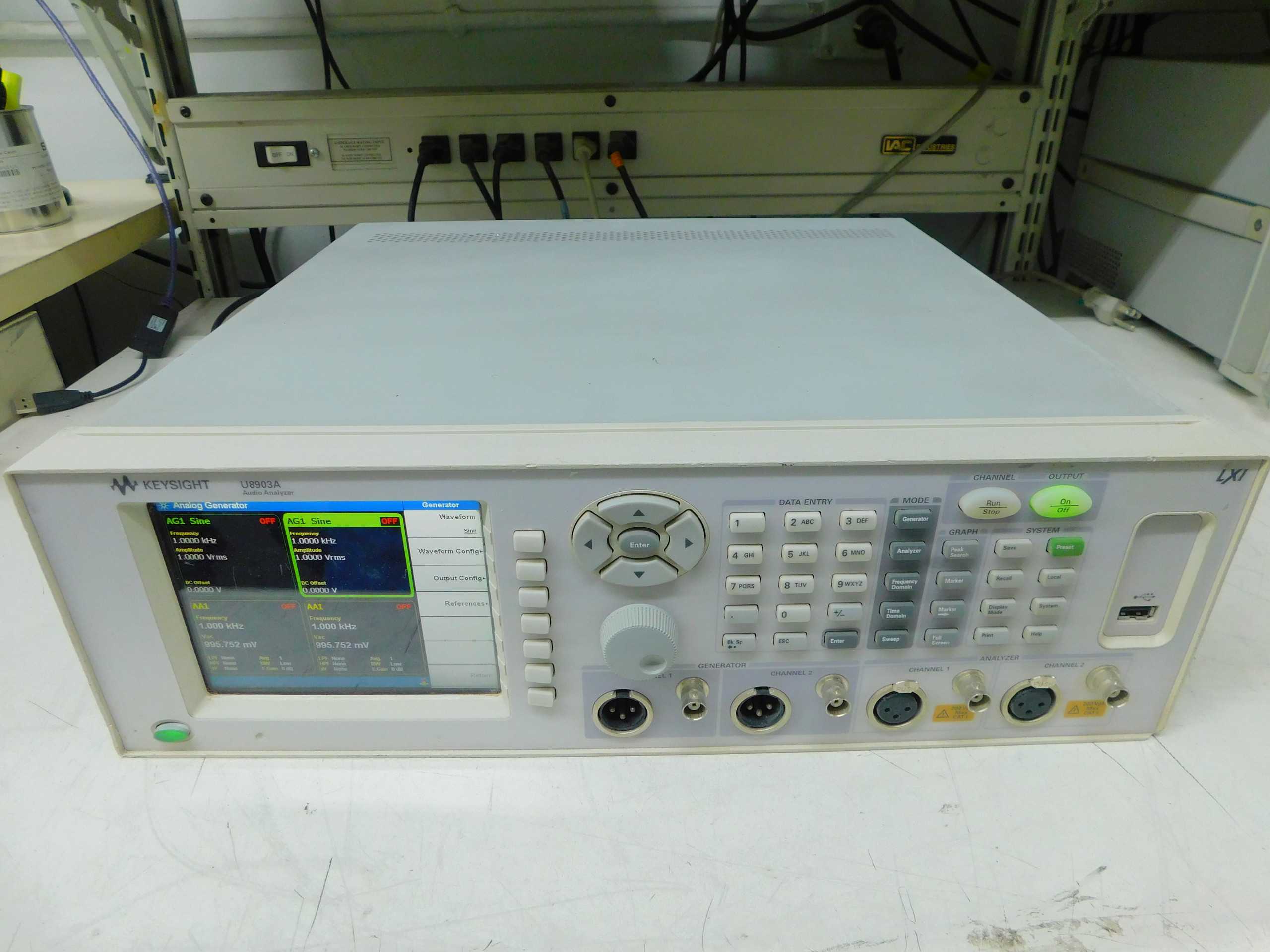 KEYSIGHT U8903A AUDIO ANALYZER 10HZ-100KHZ - ELECTRICAL TESTING EQUIPMENT