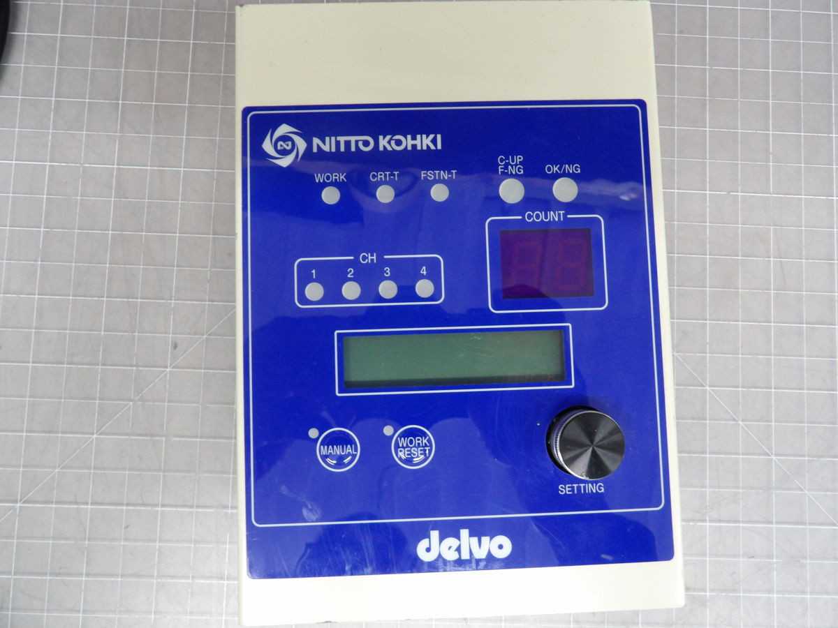 NITTO KOHKI DELVO DCC0101X-AZ CURRENT SCREWDRIVER CONTROL M5178 - MOTOR DRIVES