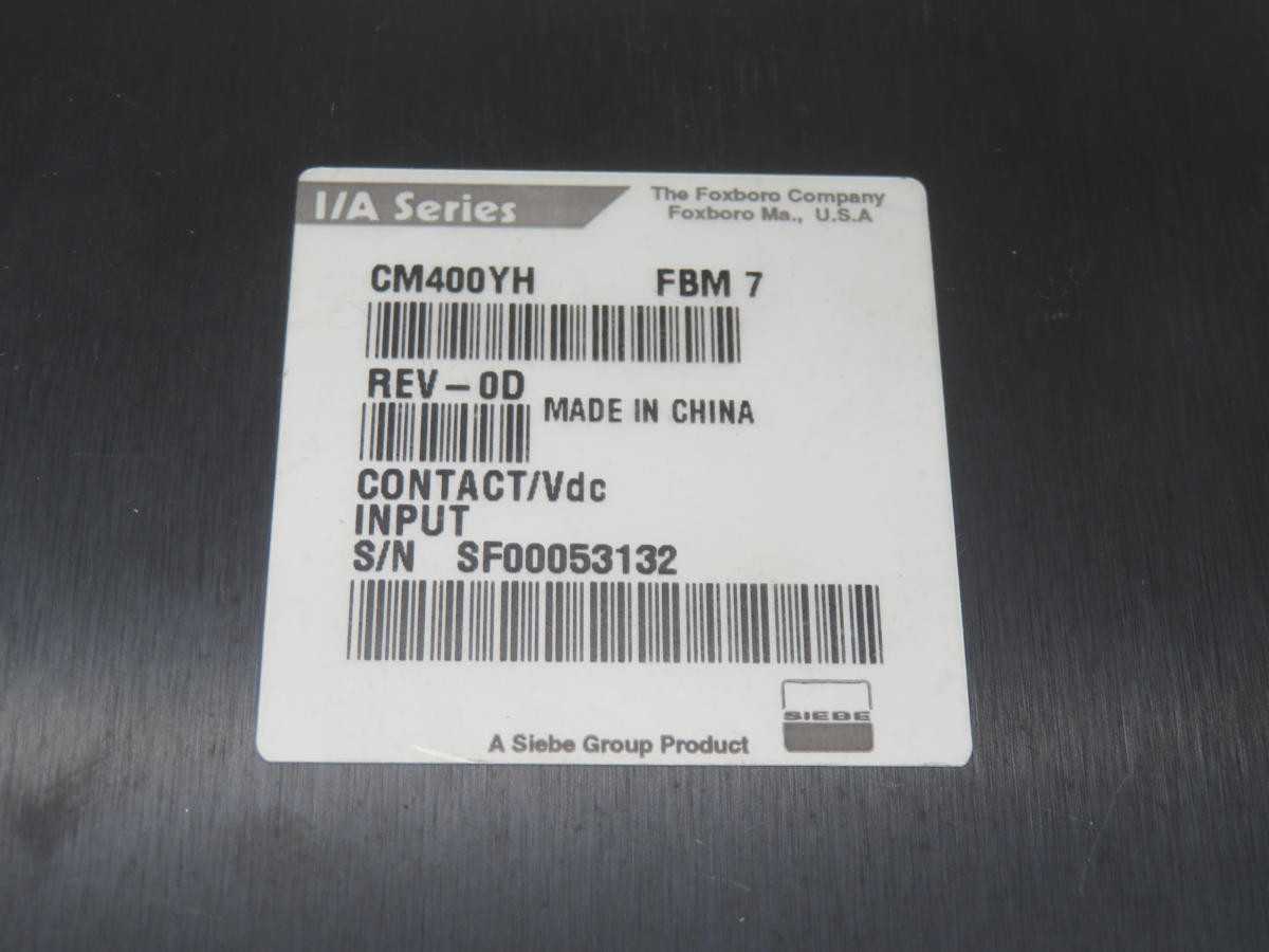 Foxboro CM400YH Contact/DC Input Module T236580 - AUTOMATION & CONTROLS