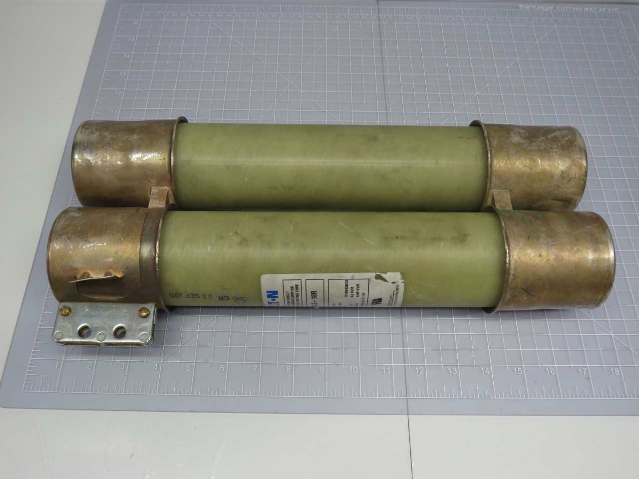 EATON 5ACLS-18R HIGH VOLTAGE FUSE 390(18R) AMPS 50/60HZ T169617 - FUSES