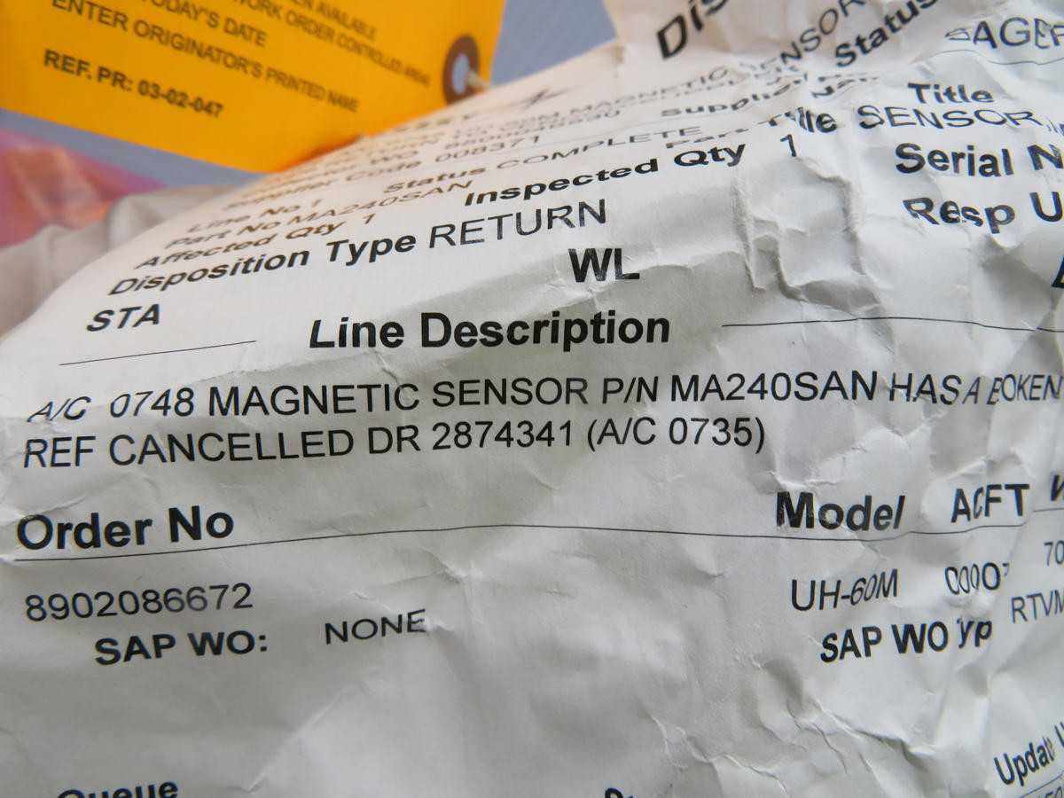 LOT OF 5 HONEYWELL MA240SAN MAGNETIC SPEED SENSOR T224302 - SENSORS