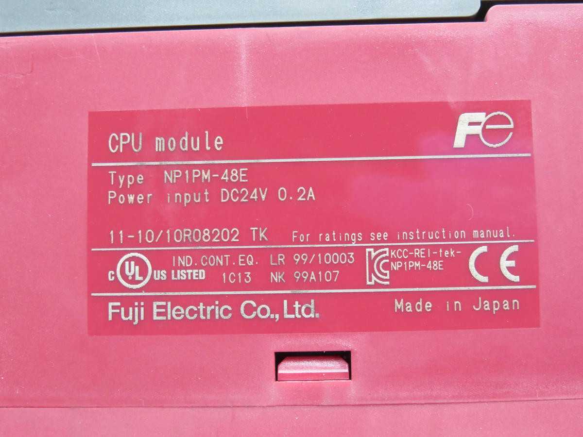 CPU MODULE NP1PM-48E PLC MODULE\RACK T226172 - POWER SUPPLIES
