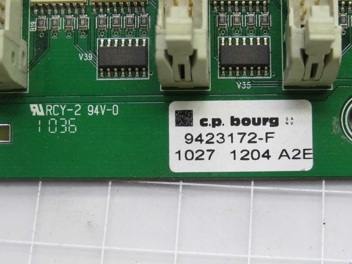 C.P. BOURG 9423172-F 10271204 CIRCUIT BOARD T260377 - PCB CIRCUIT BOARDS