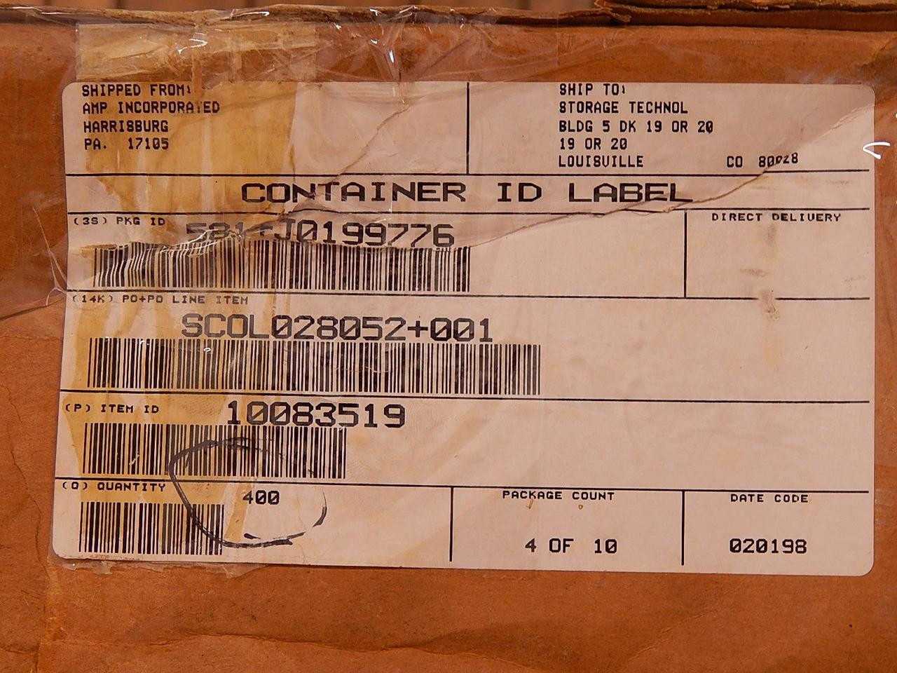 400 Amp Cable Assembly T99120 - Lot of 400 - 974028-1, 10083519 - CABLE