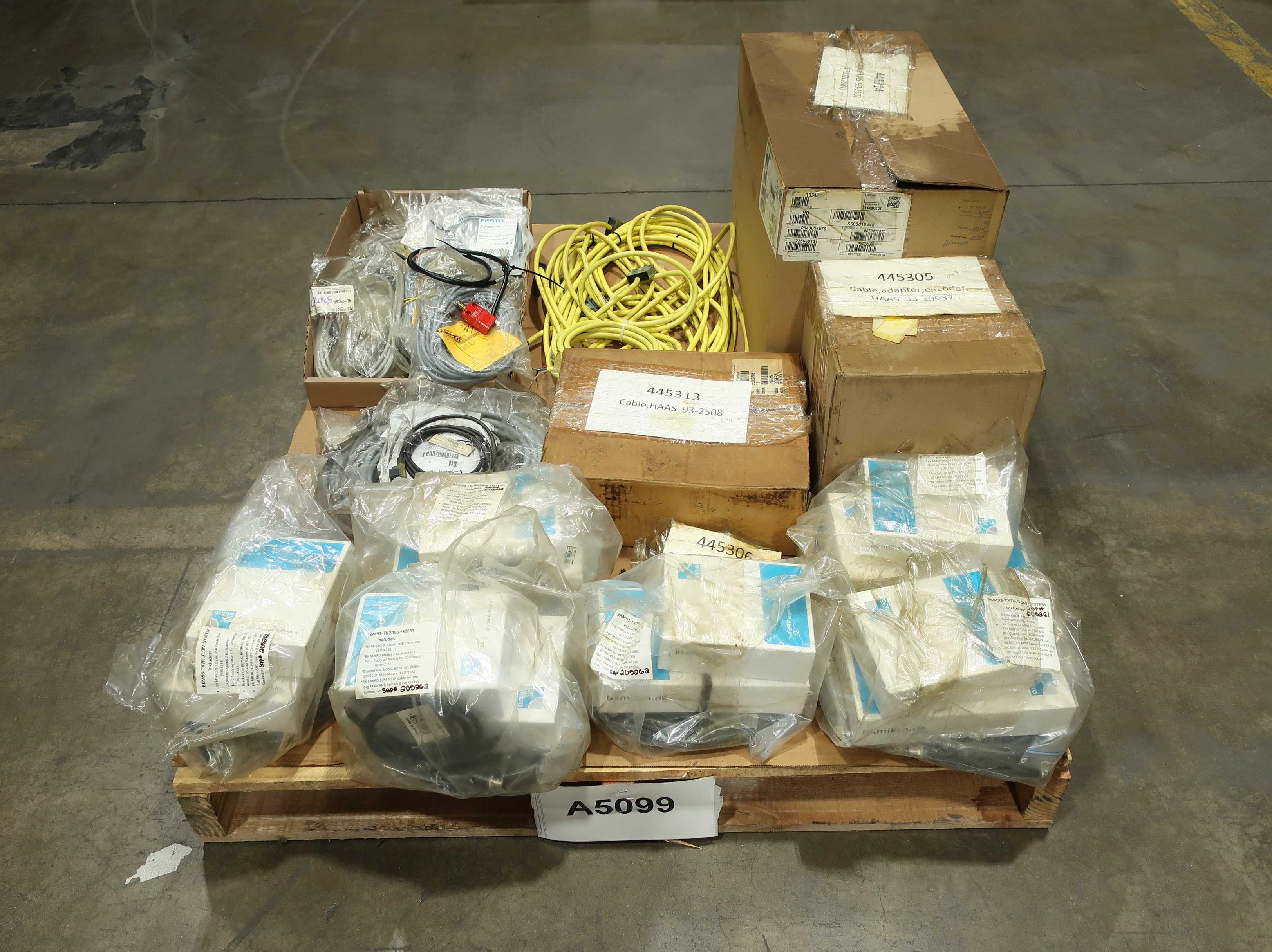 PALLET OF ASSORTED CORDSETS - CORDSET CABLES