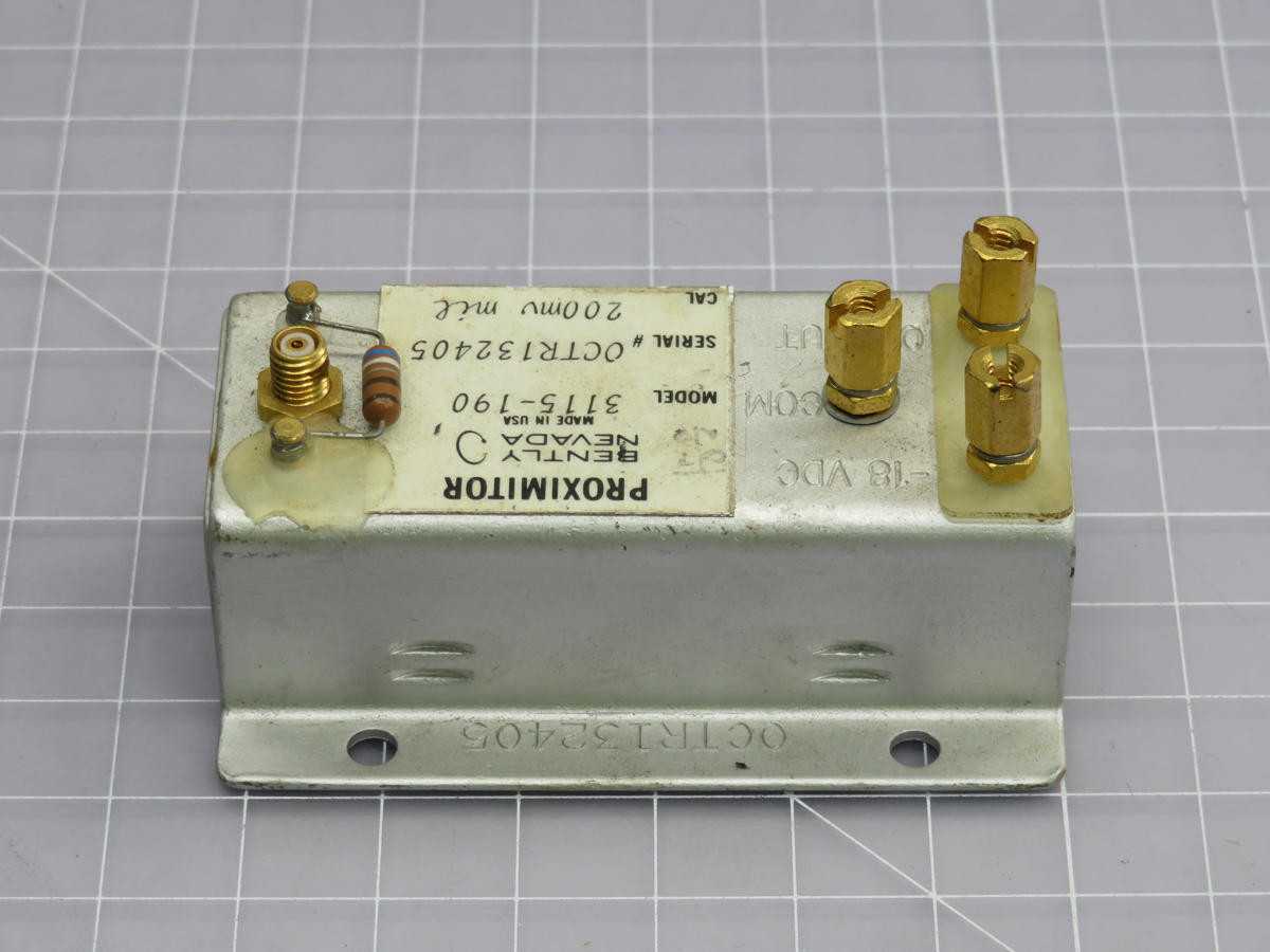 BENTLY NEVADA 3115-190 PROXIMITOR TRANSDUCER T237117 - CORDSET CABLES