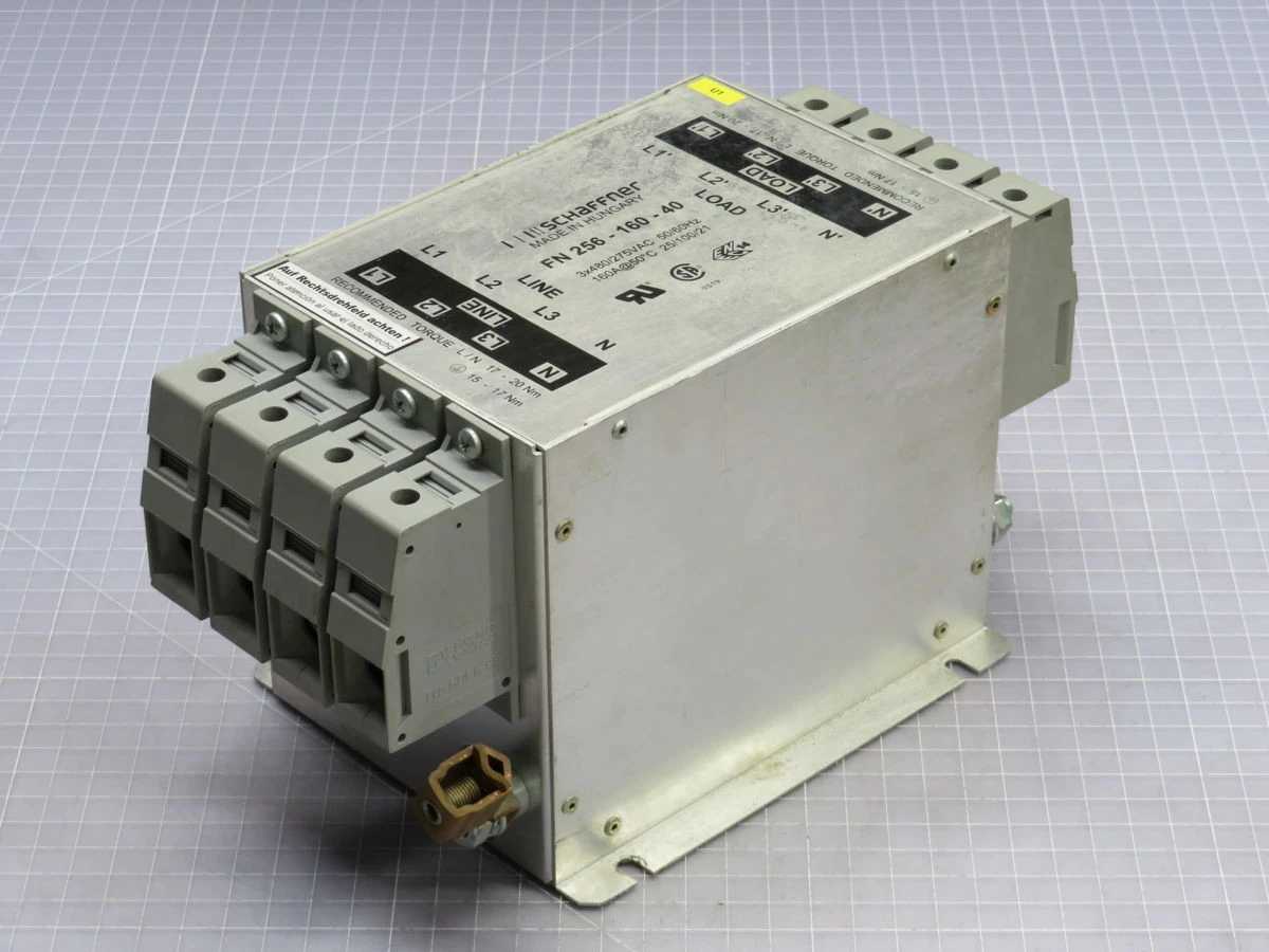 SCHAFFNER FN256-160-40 LINE FILTER T247882 - LINE FILTERS
