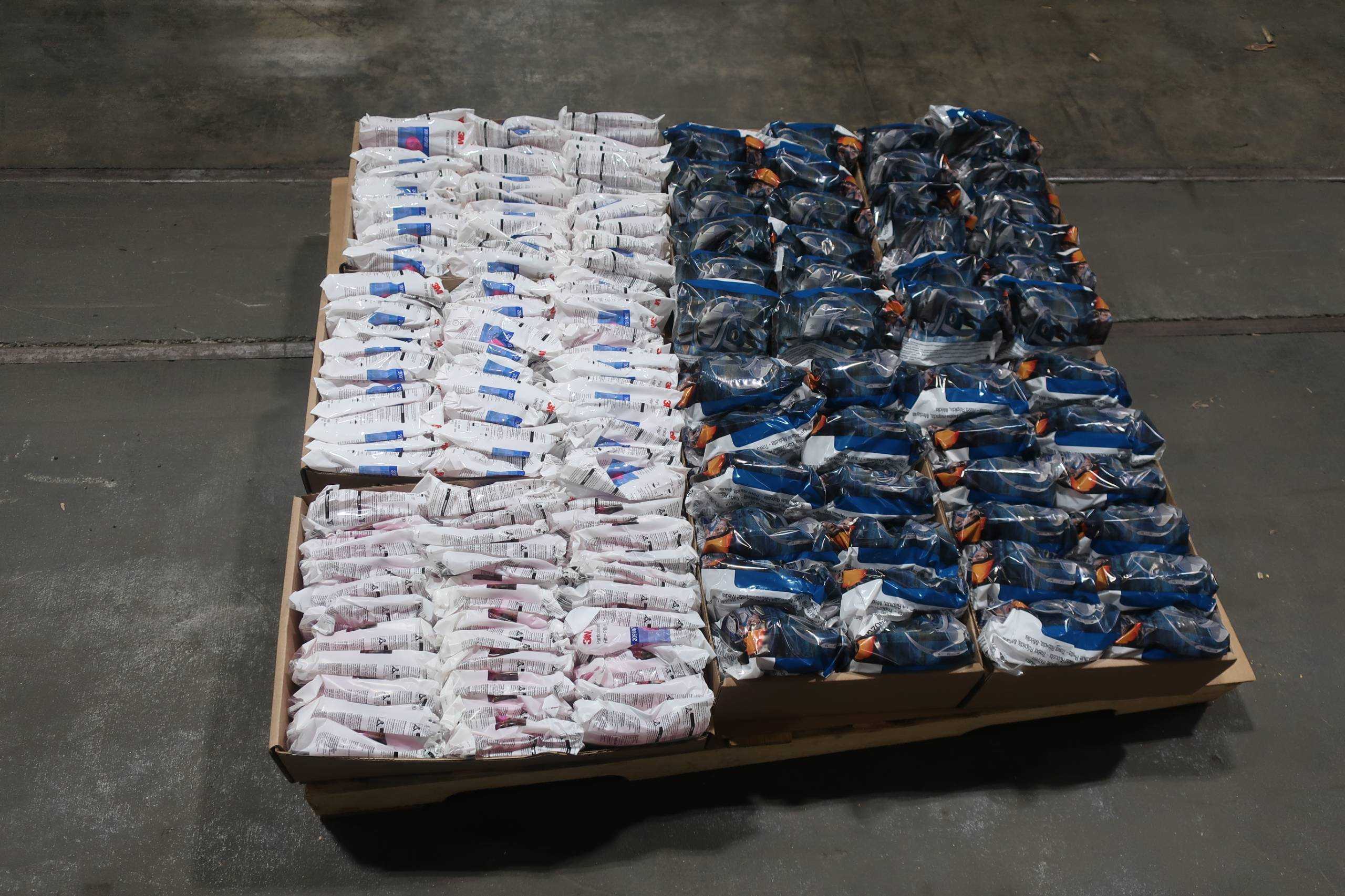 SKU 1761993 - PALLET OF ASSORTED MASK - PPE