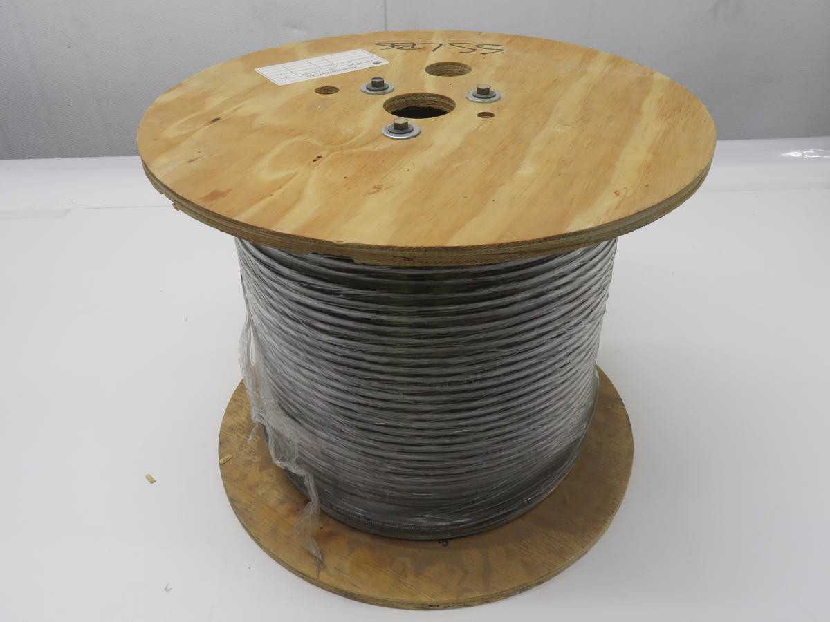 LOT OF 1000 FT ICA SJE00W1813 WIRE CABLE 18/3 BLACK WHITE GREEN T206838 - ELECTRICAL WIRE