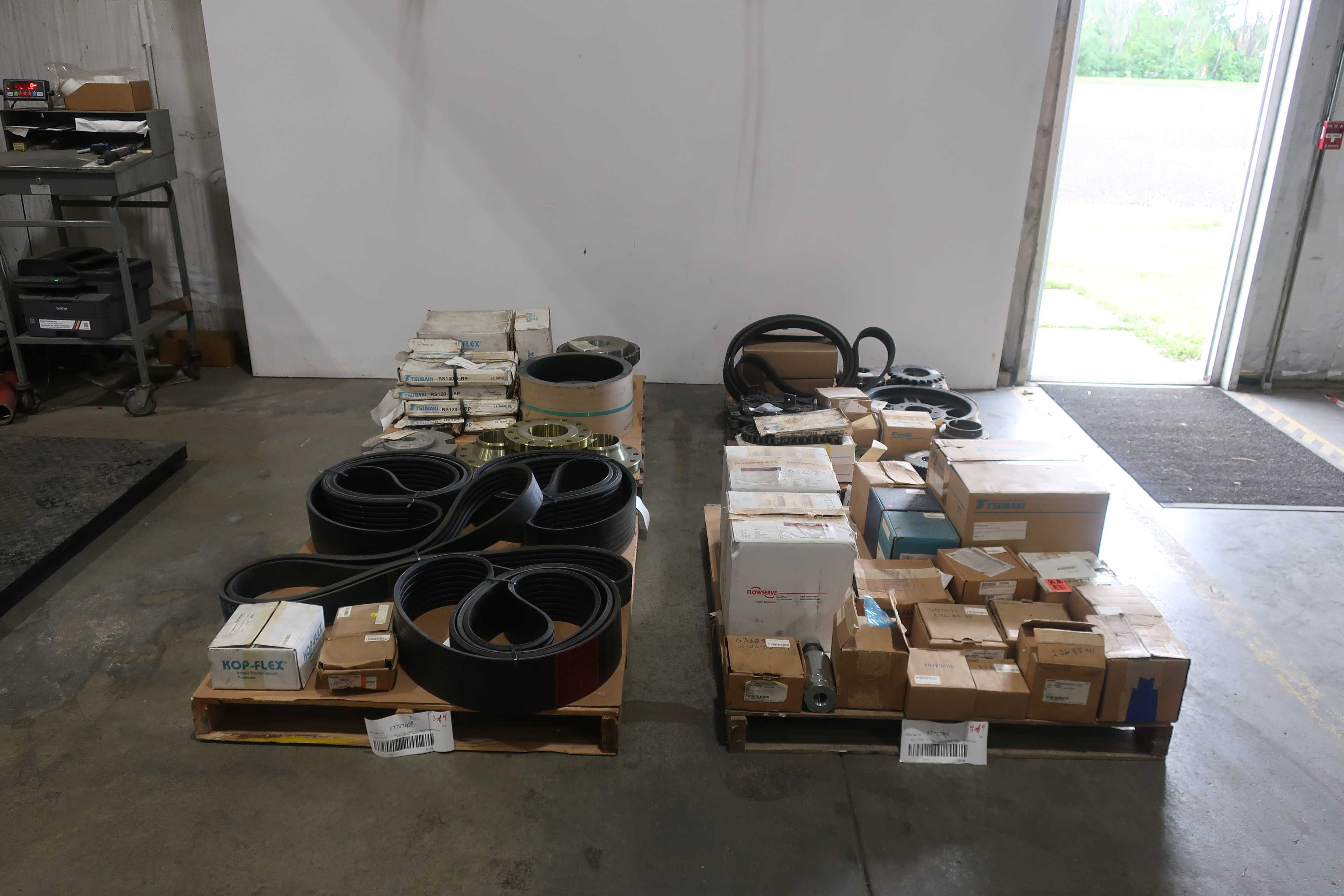 SKU 1772307 - 4 PALLETS OF ASSORTED POWER TRANSMISSION REPLACEMENT PARTS - POWER TRANSMISSION