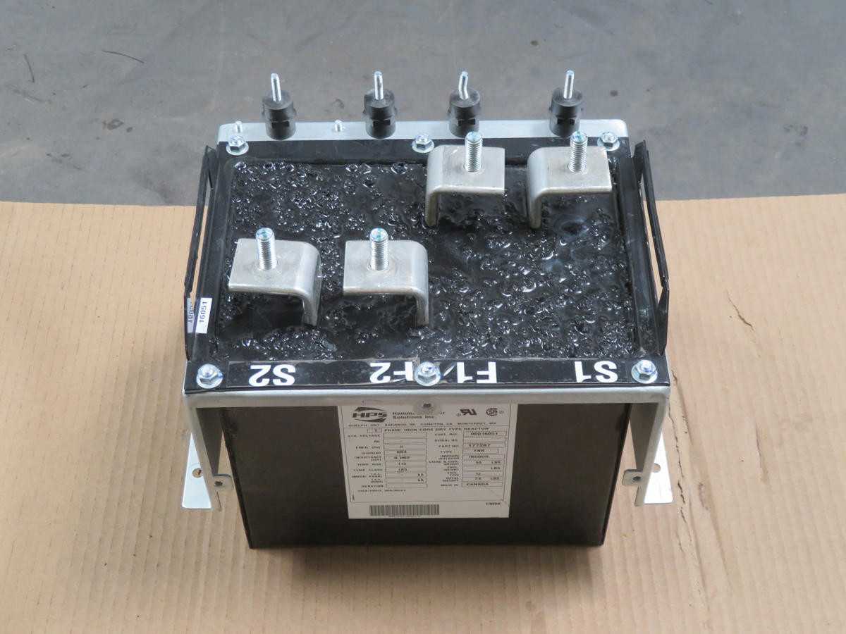 HAMMOND 00016051 SINGLE PHASE IRON CORE DRY TYPE REACTOR T201529 - POWER TRANSFORMERS