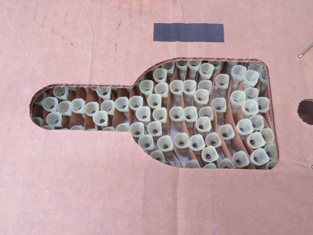 LOT OF 1250 TE CONNECTIVITY 4-520447-2 A27831TR-ND QUICK DISCONNECT RECEPTACLES T271167 - TELECOMMUNICATION