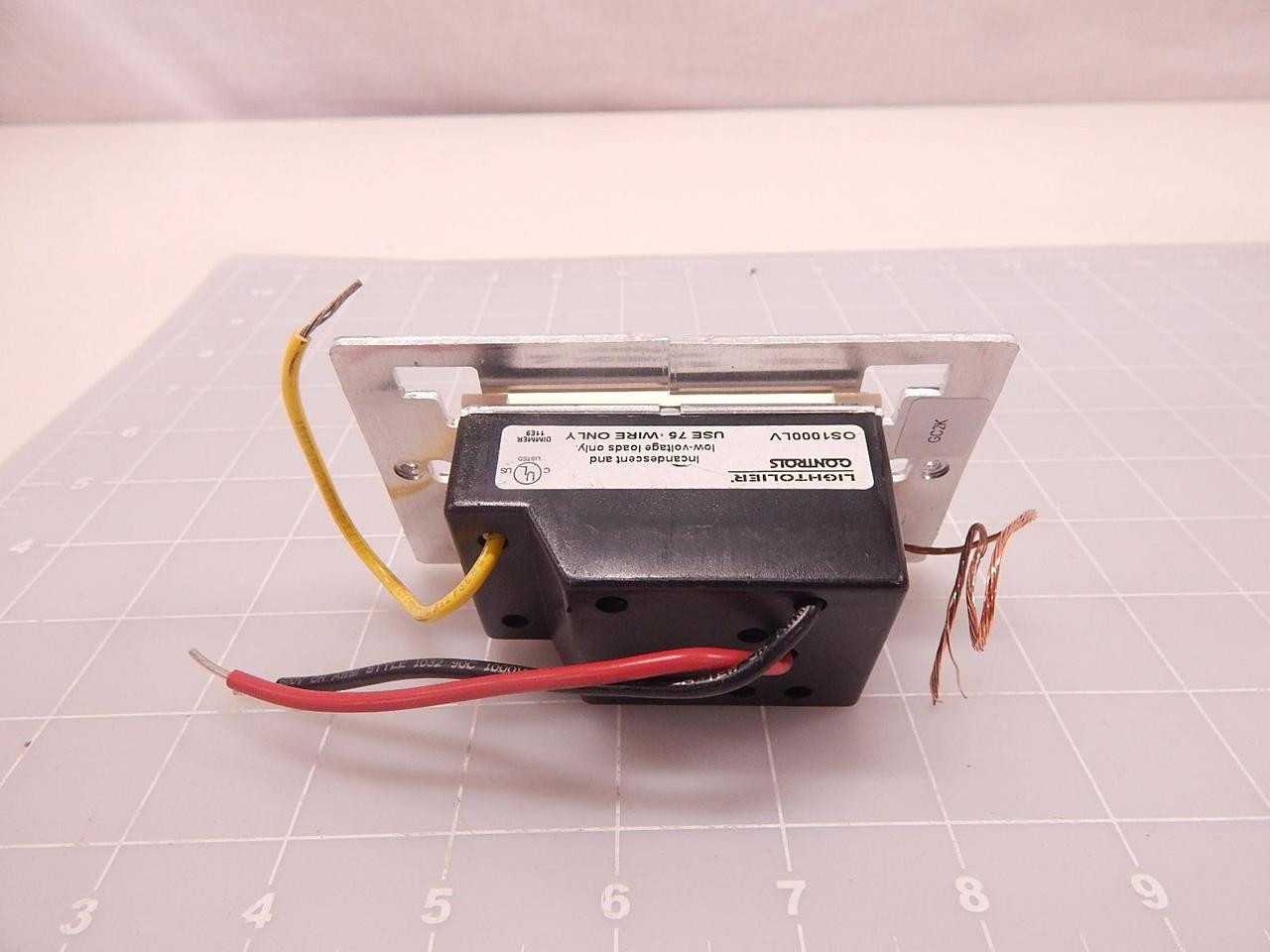 LOT OF 9 LIGHTOLIER CONTROLS OS1000LV MAGNETIC LOW VOLTAGE DIMMER T75946 - SWITCHES