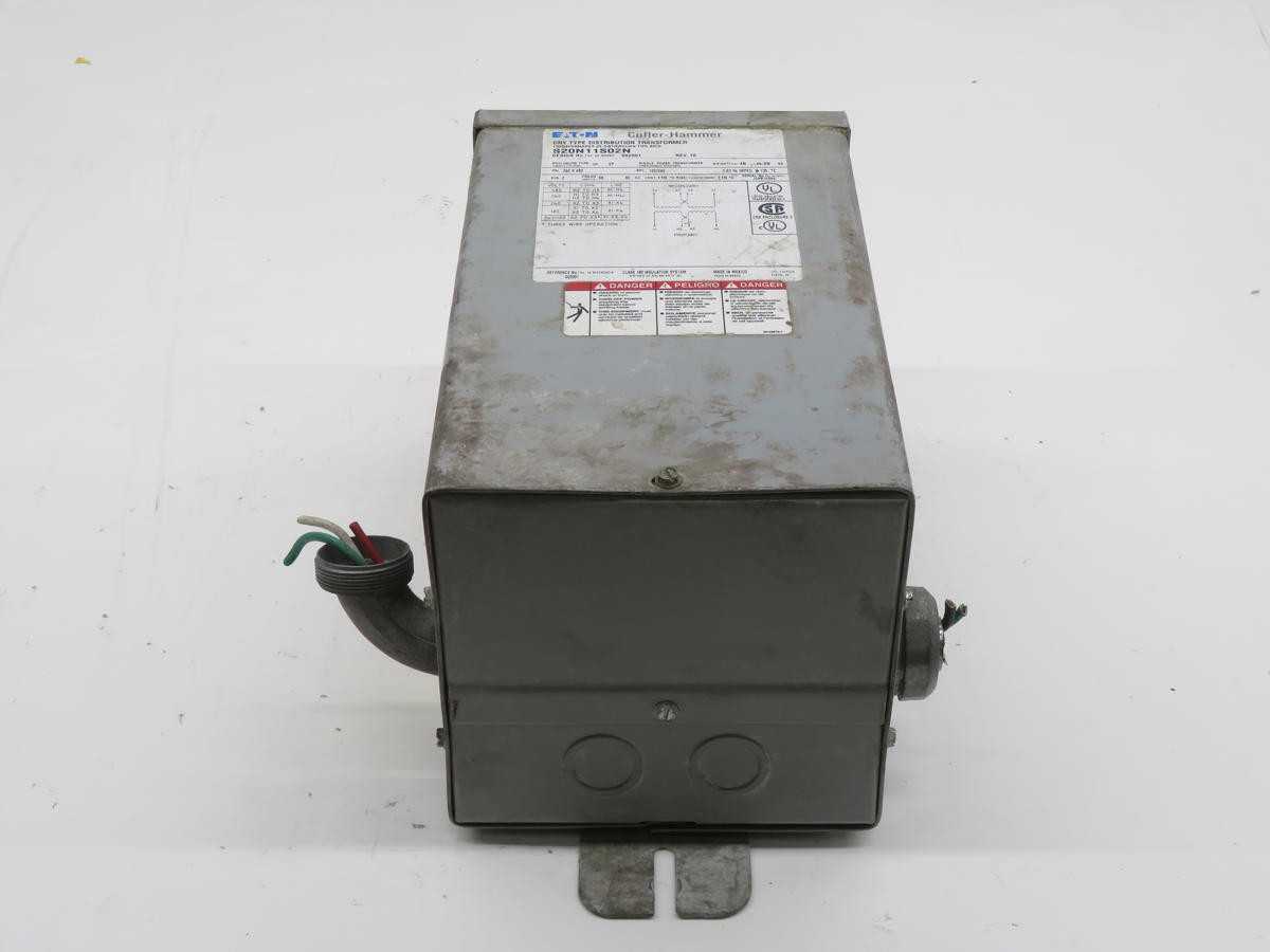 EATON S20N11S02N GENERAL PURPOSE DRY TYPE TRANSFORMER T211605 - DRY TRANSFORMERS