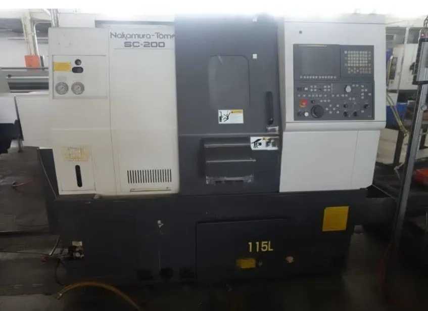 2016 NAKAMURA-TOME SC-200MY CNC TURNING CENTER, 8" CHUCK, 4500 RPM, Y-AXIS, 15 HP - CNC LATHES