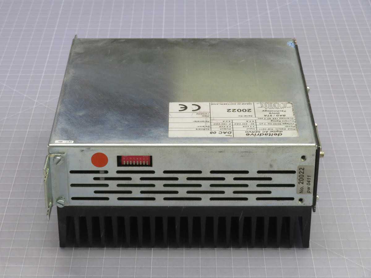 DELTADRIVE DAC08 AC SERVO DRIVE T232335 - AC VFD DRIVES